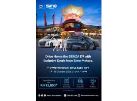 Meet us at The Waterfront, Desa ParkCity with DENZA Sime Motors