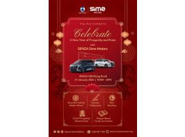 You are invited to Celebrate A New Year of Prosperity and Poise with DENZA Sime Motors